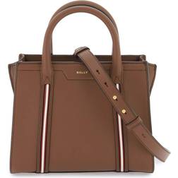 Bally Small Code Tote Bag - Brown