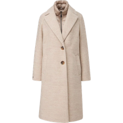 Comma Wool Mix Coat - Beige