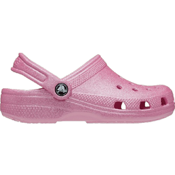 Crocs Toddler Classic Glitter Clog - Pink Tweed Glitter