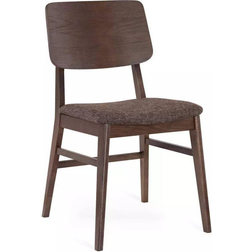 Torkelson Stevie Smoke-Stained Lacquered Oak/Talent Brown Kitchen Chair 84cm