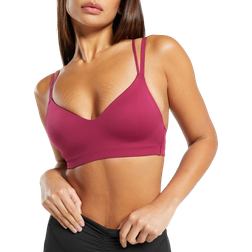 Gymshark Strappy Back Light Support Sports Bra - Raspberry Pink