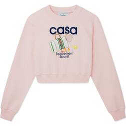 Casablanca Equipement Sportif Cropped Sweatshirt - Pink