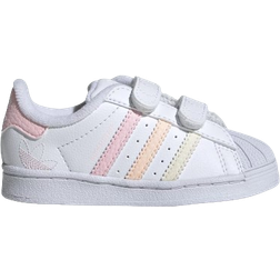 Adidas Infant Superstar Shoes - Cloud White/Clear Pink/Supplier Colour