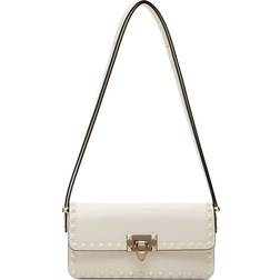 Valentino Garavani Rockstud Shoulder Bag - Ivory