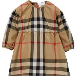 Burberry Kid's Check Dress - Beige