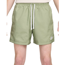 Nike Sportswear Men's Woven Flow Shorts - Oil Green/White