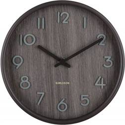 Karlsson Pure Small Walnut Wall Clock 22cm