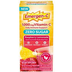 Emergen-C Zero Sugar Daily Immune Support Raspberry Lemonade 18-Pack 18 pcs