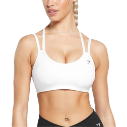 Gymshark Strap Feature Sports Bra - White