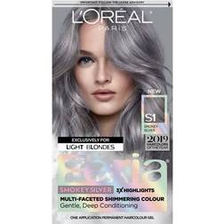 L'Oréal Paris Feria Multi-faceted Shimmering Permanent Hair Color S1 Smokey Silver