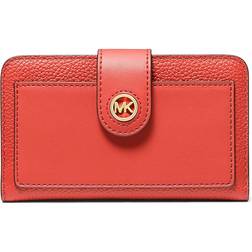 Michael Kors Charm Medium Tab Pocket Bifold - Spiced Coral