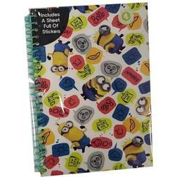 MINIONS Soft Cover A5 Wirebound Notebook Set