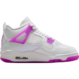 Nike Air Jordan 4 Retro GS - White/Hyper Violet