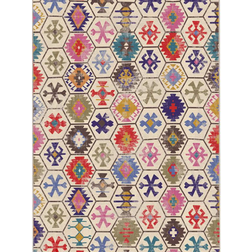 vidaXL Area Rug Multicolour, Blue, White 190x300cm