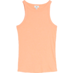 River Island Ribbed Racer Vest Top - Orange