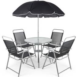 SA Products 4-seater Bistro Set, 1 Table incl. 4 Chairs