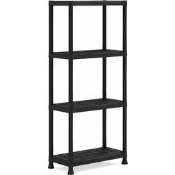 Keter Plus Black Shelving System 60x135cm