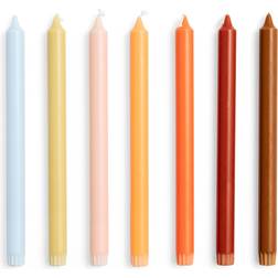 Hay Gradient 7-Pack Rainbow Candle 30cm 7pcs