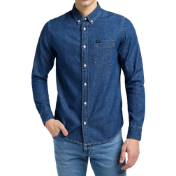 Lee Button Down Shirt - Mid Stone