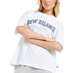 New Balance Large Logo T-Shirt Women - White