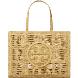 Tory Burch Ella Hand Crocheted Tote Large - Natural