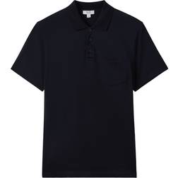 Reiss Austin Mercerised Polo Shirt - Navy