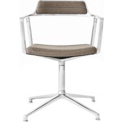 Vipp 452 Dark Sand / Polished Aluminium Office Chair 76cm