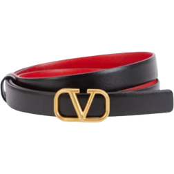 Valentino VLogo Reversible Belt - Nero/Rouge