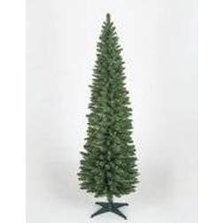 SnowTime Wrapped Pencil Green Christmas Tree 213.4cm