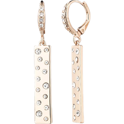 Givenchy Scattered Linear Drop Earrings - Gold/Transparent