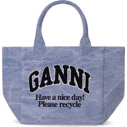 Ganni Small Shopper - Light Blue Vintage