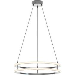 AFX Gemini Painted Nickel Pendant Lamp 61cm