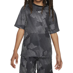 Nike Big Kid's Multi Dri-FIT Top - Black/White (FN8694-010)