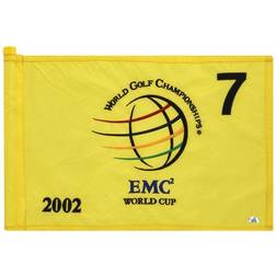Fanatics Authentic PGA Tour Event-Used #7 Yellow Pin Flag from The EMC World Cup on December 12th to 15th 2002