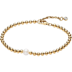 Pandora Treated Beads Bracelet - Gold/Pearl/Transparent
