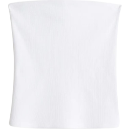 H&M Ribbed Tube Top - White