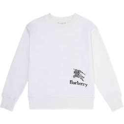 Burberry Kid's Cotton Sweatshirt - White