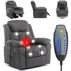 Furniture One Electric Heated Massage Recliner