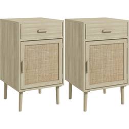 Homcom ‎UK831-739V80AK0331 Bedside Table 40x40cm 2pcs