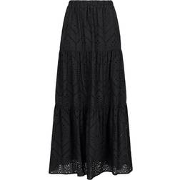 Neo Noir Rana Embroidery Skirt - Black