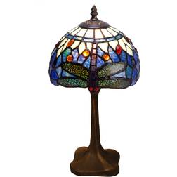 Viro Bell Blue Table Lamp 37cm