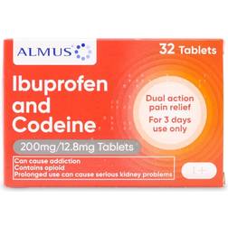 Almus Ibuprofen & Codeine 200mg/12.8mg 32pcs Tablet