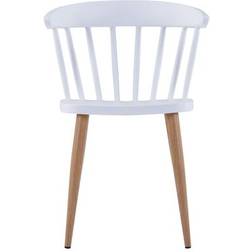 vidaXL Dining White Kitchen Chair 75cm 4pcs