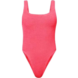 Hunza G Square Neck Swim - Hot Pink