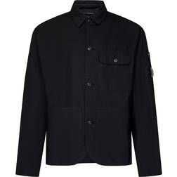 CP COMPANY Popeline Workwear Shirt - Black