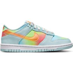 Nike Dunk Low GS - Glacier Blue/Light Lemon Twist/Aquarius Blue/Total Orange