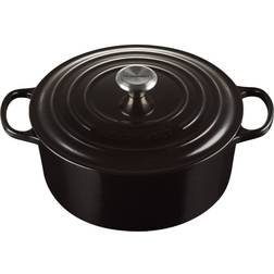 Le Creuset Black Onyx Signature Cast Iron Round with lid 6.7 L 28 cm