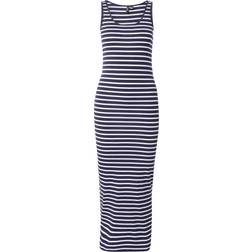 Vero Moda Maxi Dress - Night Sky/Bright White