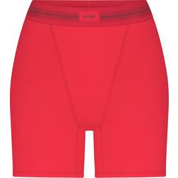 SKIMS Cotton Rib Boxer - Red Multi