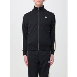 Palm Angels Black Monogram Zip Sweatshirt